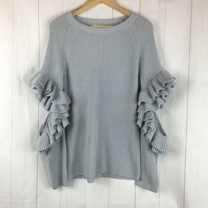 BP Urban Outfitters Light Blue Open Elbow Sweater